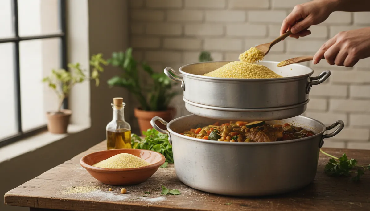 Recette du couscous facile au couscoussier