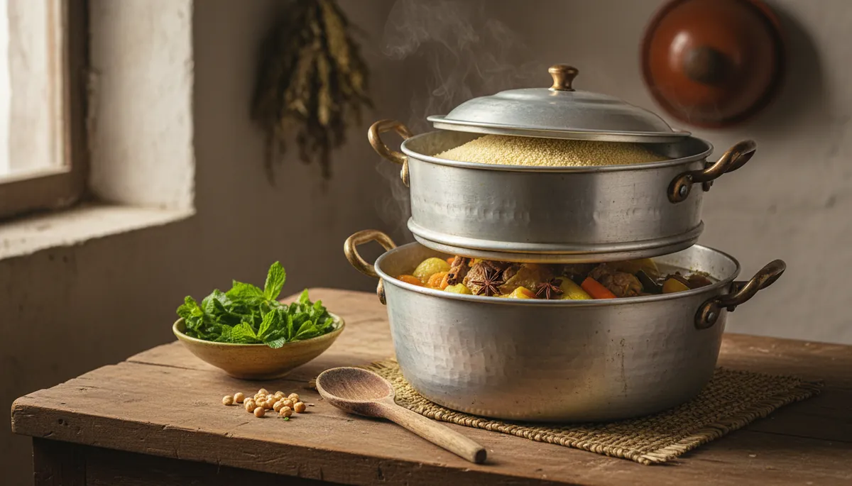 Recette de couscous au couscoussier
